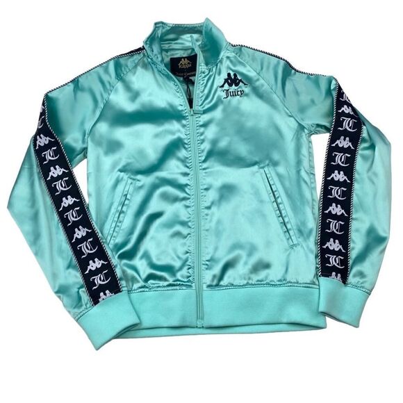 Kappa X Juicy Couture Egira Green Black Athleisure Track Jacket XS NWT - Picture 3 of 9